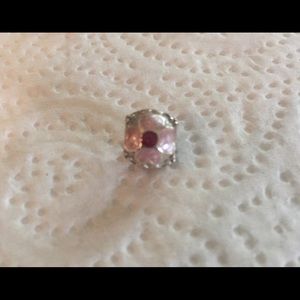 Pandora pink flower charm